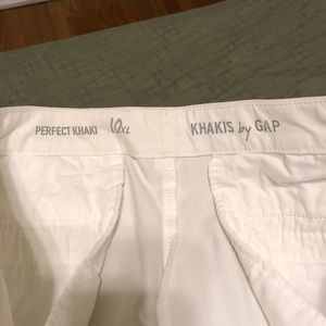 White pants dry cleaned